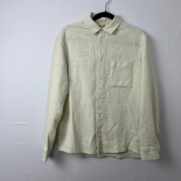 LOGO by Lori Goldstein Other - L.O.G.G Cream speckled Regular button down Long Sleeve